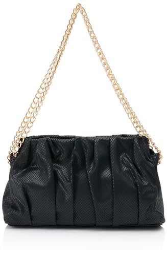 caspio Women's Damen Schultertasche, SCHWARZ von caspio