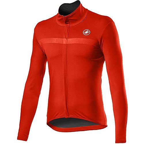 Castelli Herren Fahrradjacke Goccia Fiery Red B20511 von CASTELLI