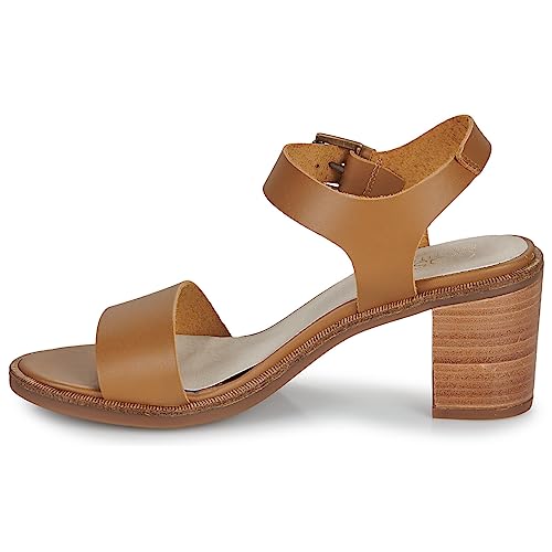 casual attitude Caille Sandalen/Sandaletten Damen Camel - 37 - Sandalen/Sandaletten Shoes von casual attitude