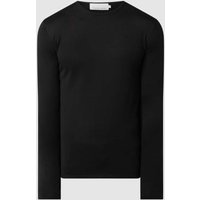 Casual Friday Pullover aus Wollmischung in Black, Größe L von casual friday