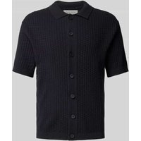 Casual Friday Regular Fit Freizeithemd mit Polokragen Modell 'CONNER' in Dunkelblau, Größe XXL von casual friday