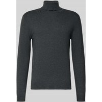 Casual Friday Rollkragenpullover mit Kaschmir-Anteil in Dunkelgrau, Größe XXL von casual friday