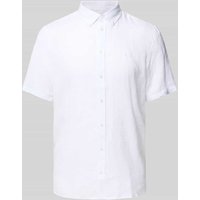 Casual Friday Slim Fit Freizeithemd mit Button-Down-Kragen Modell 'Anton' in Weiss, Größe L von casual friday