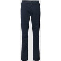 Casual Friday Slim Fit Hose mit französischen Eingrifftaschen in Marine, Größe 33/32 von casual friday