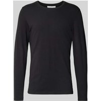 Casual Friday Slim Fit Longsleeve mit Stretch-Anteil Modell 'Theo' in Anthrazit, Größe XXL von casual friday