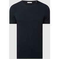 Casual Friday Slim Fit T-Shirt mit Stretch-Anteil Modell 'David' in Marine, Größe XL von casual friday