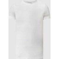 Casual Friday Slim Fit T-Shirt mit Stretch-Anteil Modell 'David' in Weiss, Größe L von casual friday