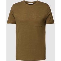 Casual Friday T-Shirt mit aufgesetzter Brusttasche Modell 'THOR' in Oliv, Größe M von casual friday