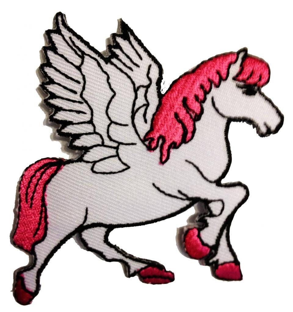 Aufnäher/Bügelbild - Einhorn Pferd Pink 7, 5 X cm Patch Aufbügler Applikationen Zum Aufbügeln Applikation Patches Flicken Aufnäher/Bügelbild - Einhorn Pferd Pink 7, 5 X cm Patch Aufbügler Applikationen Zum Aufbügeln Applikation Patches Flicken von catchthepatch