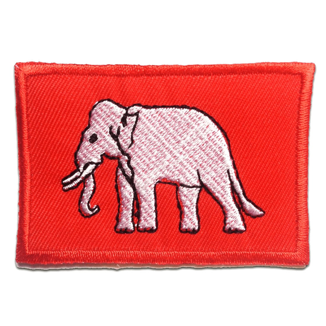 Aufnäher/Bügelbild - Elefant Rot 7.2 X 5 Applikationen Patch Aufbügeln Aufnäher/Bügelbild - Elefant Rot 7.2 X 5 Applikationen Patch Aufbügeln von catchthepatch