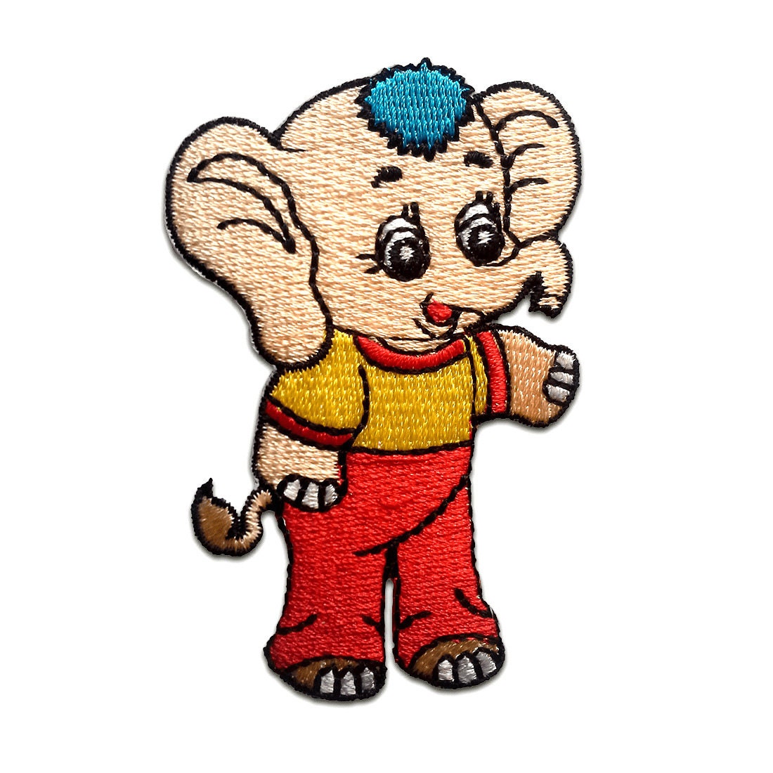 Aufnäher/Bügelbild - Elefant Tier Kinder Bunt 7, 8 X 5, 2 cm Patch Flicken Aufnäher/Bügelbild - Elefant Tier Kinder Bunt 7, 8 X 5, 2 cm Patch Flicken von catchthepatch