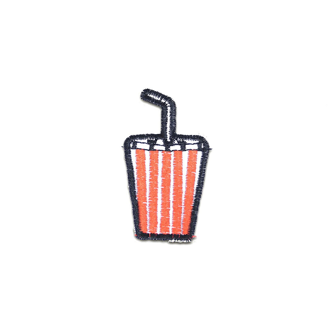 Aufnäher/Bügelbild - Getränk Becher Mit Strohhalm Rot 6x3, 2cm Patch Aufnäher/Bügelbild - Getränk Becher Mit Strohhalm Rot 6x3, 2cm Patch von catchthepatch