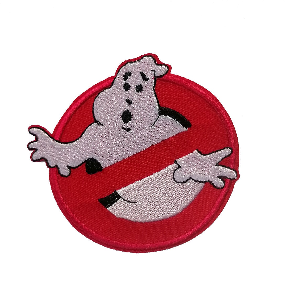 Aufnäher/Bügelbild - Ghostbuster Comic Kinder Film Rot Ø7, 5 cm Patch Aufnäher/Bügelbild - Ghostbuster Comic Kinder Film Rot Ø7, 5 cm Patch von catchthepatch