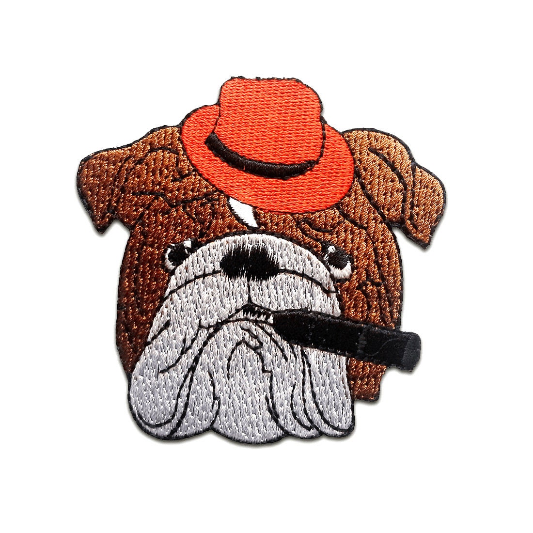 Aufnäher/Bügelbild - Hund Mit Zigarette Braun 7, 4 X 7, 5 cm Patch Flicken Aufnäher/Bügelbild - Hund Mit Zigarette Braun 7, 4 X 7, 5 cm Patch Flicken von catchthepatch