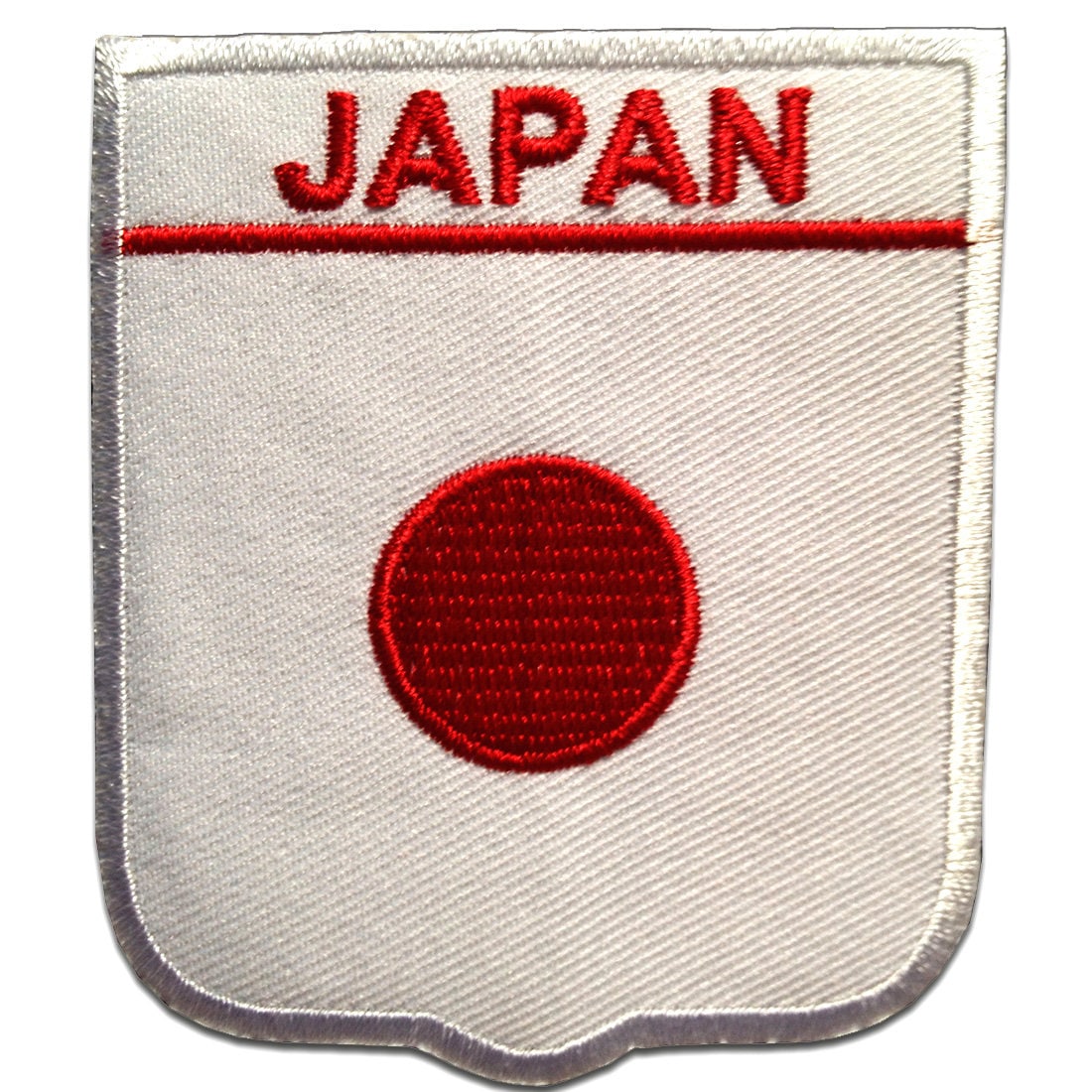 Aufnäher/Bügelbild - Japan Flagge Fahne Weiß 6, 5 X 7, 5 cm Patch Flicken Aufnäher/Bügelbild - Japan Flagge Fahne Weiß 6, 5 X 7, 5 cm Patch Flicken von catchthepatch