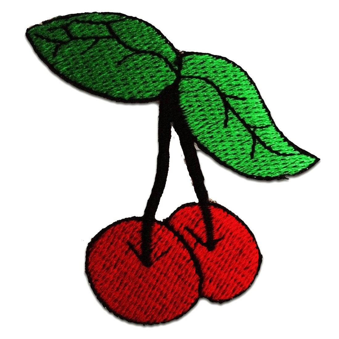 Aufnäher/Bügelbild - Kirsche Frucht Obst Rot 7, 5 X 7 cm Patch Aufbügeln Aufnäher/Bügelbild - Kirsche Frucht Obst Rot 7, 5 X 7 cm Patch Aufbügeln von catchthepatch