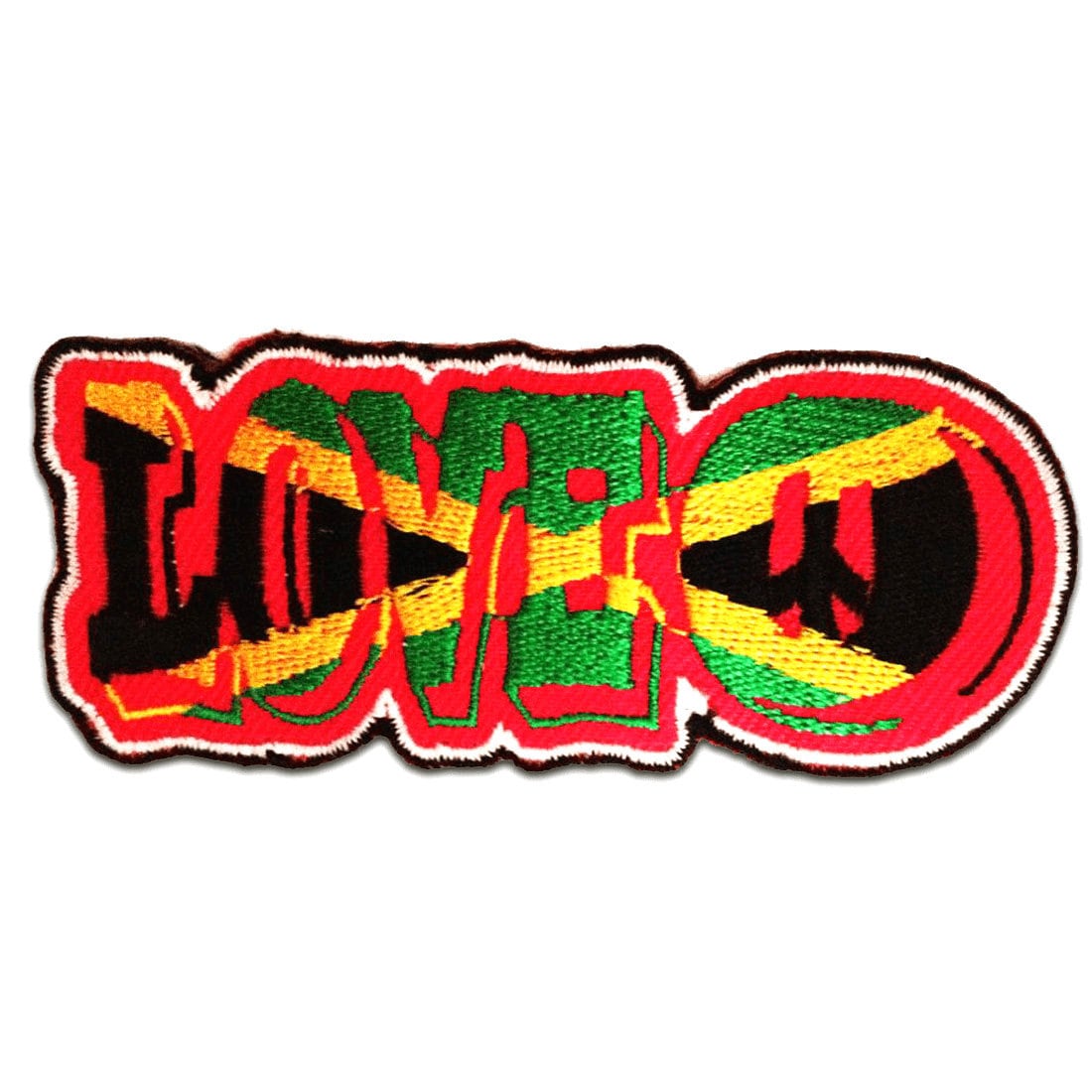Aufnäher/Bügelbild - Love Reggae Hippie Bunt 9, 5 X 4 cm Patch Aufbügeln Aufnäher/Bügelbild - Love Reggae Hippie Bunt 9, 5 X 4 cm Patch Aufbügeln von catchthepatch