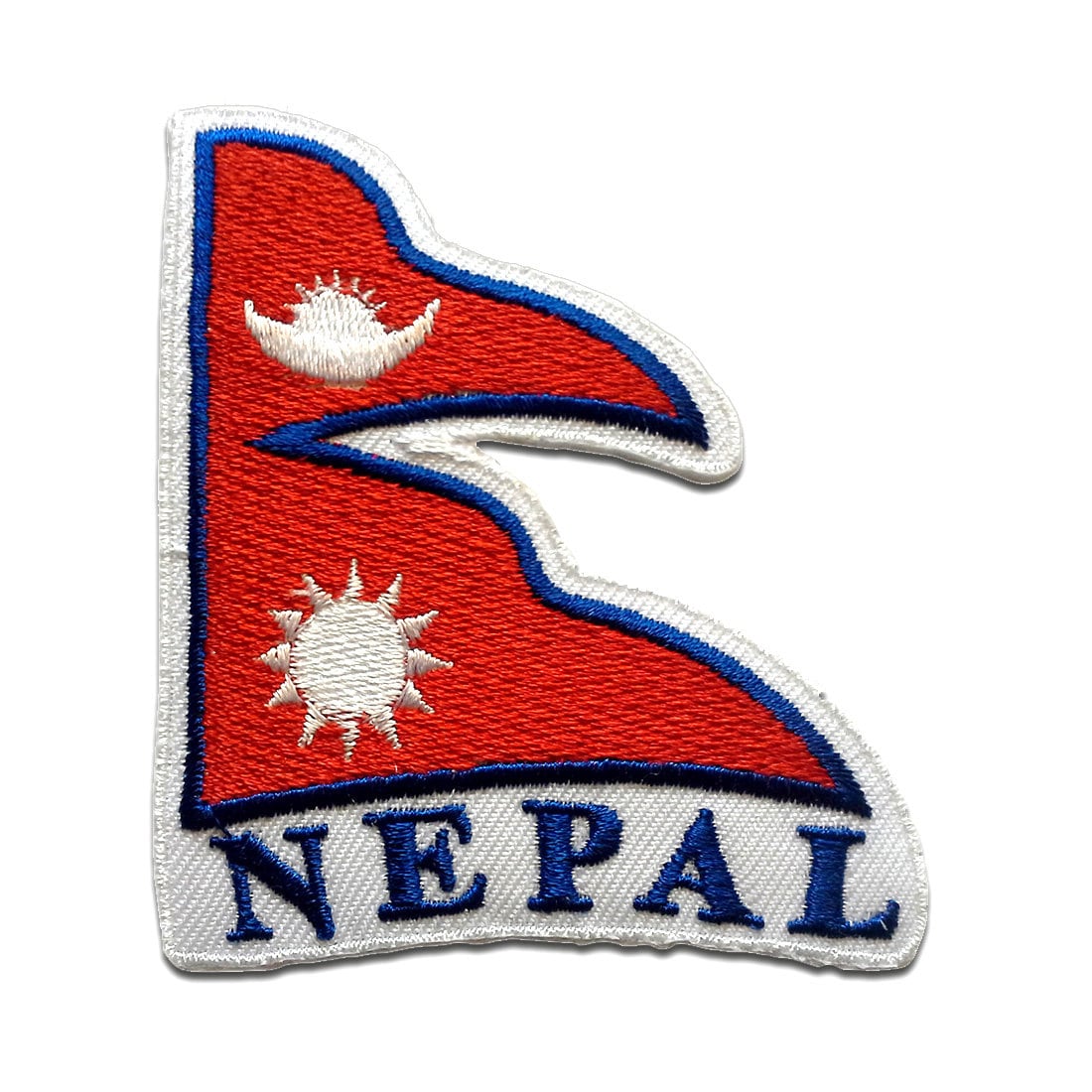 Aufnäher/Bügelbild - Nepal Flagge Fahne Rot 7, 8 X 6, 8 cm Patch Aufbügeln Aufnäher/Bügelbild - Nepal Flagge Fahne Rot 7, 8 X 6, 8 cm Patch Aufbügeln von catchthepatch