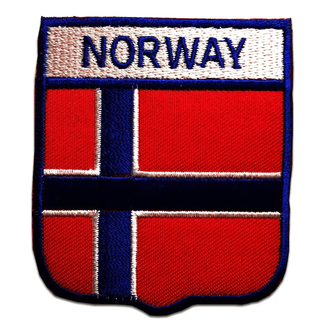 Aufnäher/Bügelbild - Norwegen Flagge Fahne Rot 6, 4 X 7, 4 cm Patches Aufnäher/Bügelbild - Norwegen Flagge Fahne Rot 6, 4 X 7, 4 cm Patches von catchthepatch