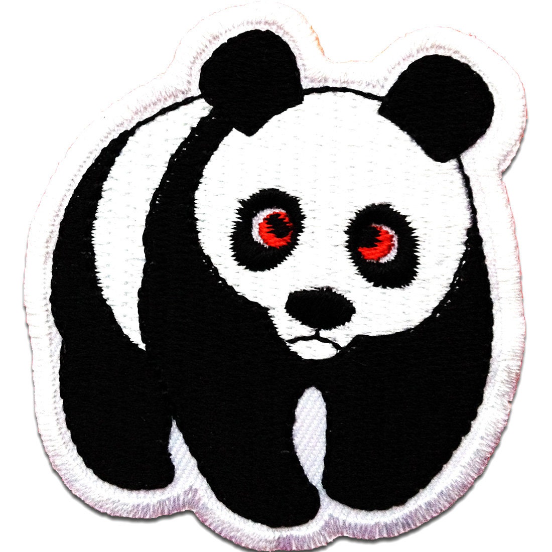 Aufnäher/Bügelbild - Panda Tier Weiß 5, 5 X 6 cm Applikationen Patches Aufnäher/Bügelbild - Panda Tier Weiß 5, 5 X 6 cm Applikationen Patches von catchthepatch