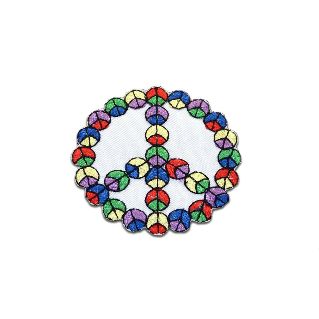 Aufnäher/Bügelbild - Peace Frieden Symbol Bunt Ø6, 6cm Patch Aufnäher/Bügelbild - Peace Frieden Symbol Bunt Ø6, 6cm Patch von catchthepatch