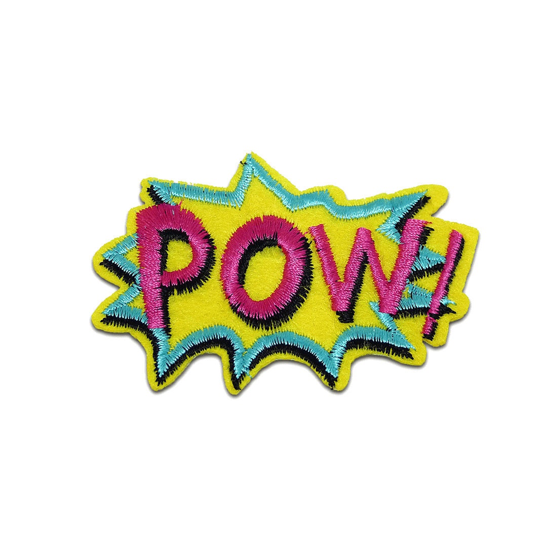 Aufnäher/Bügelbild - Pow Comic Kinder Gelb/Rot 5, 2x7, 3cm Patch Aufnäher/Bügelbild - Pow Comic Kinder Gelb/Rot 5, 2x7, 3cm Patch von catchthepatch