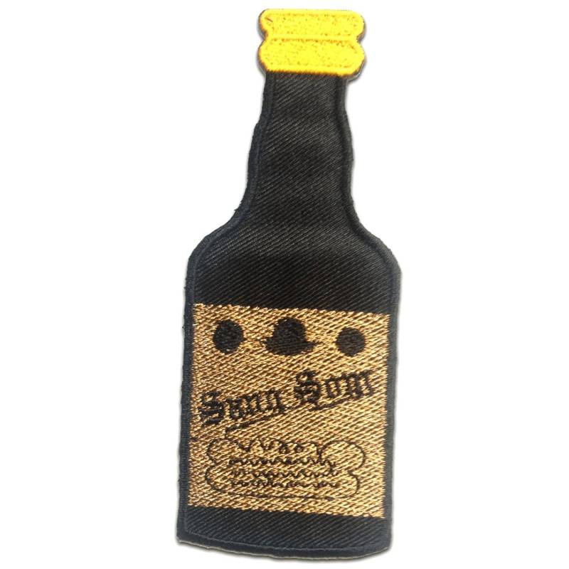 Aufnäher/Bügelbild - Sangsom Thai Whiskey Schwarz 4.8 X 12.1 cm Patches von catchthepatch