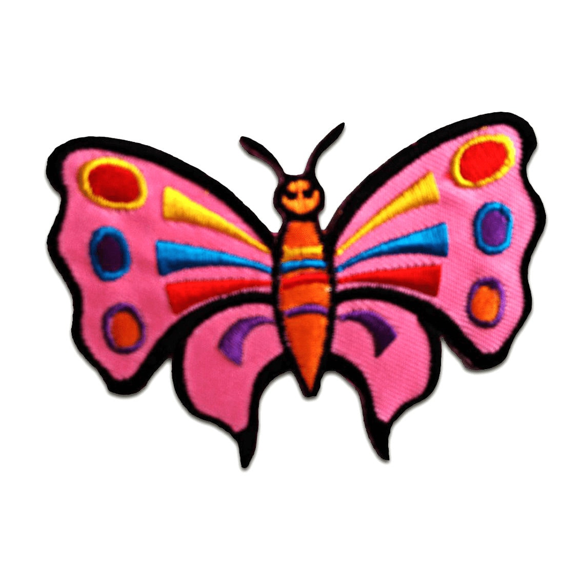 Aufnäher/Bügelbild - Schmetterling Pink 8, 5 X 6, 3 cm Applikationen Patch Aufnäher/Bügelbild - Schmetterling Pink 8, 5 X 6, 3 cm Applikationen Patch von catchthepatch