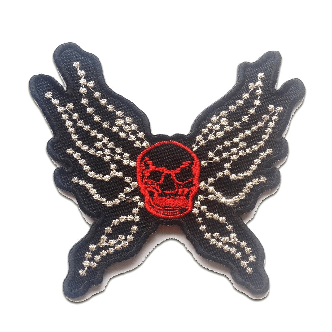 Aufnäher/Bügelbild - Schmetterling Totenkopf Schwarz 8.3 X 7.5 cm Patch Aufnäher/Bügelbild - Schmetterling Totenkopf Schwarz 8.3 X 7.5 cm Patch von catchthepatch