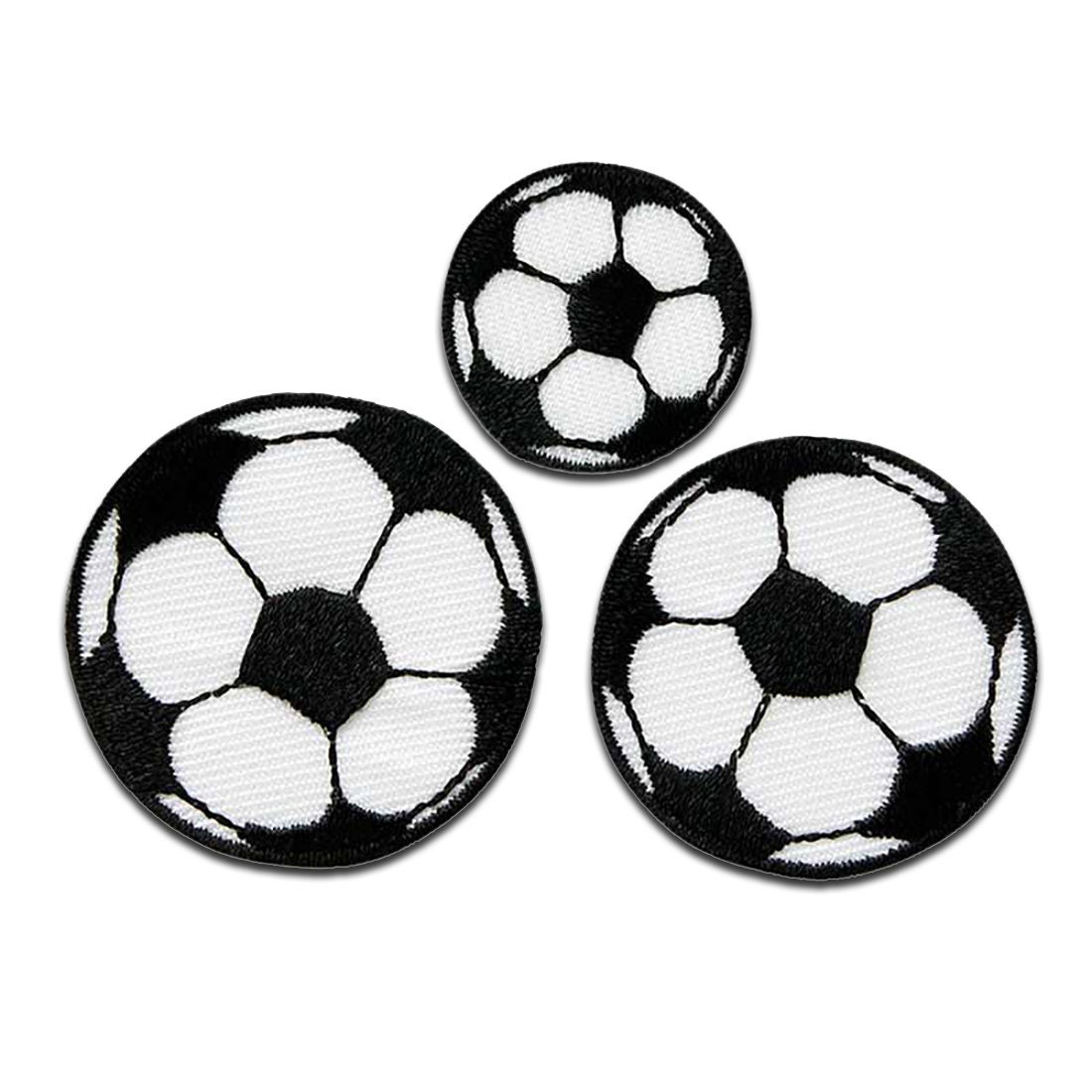 Aufnäher/Bügelbild - Set Fußball Sport Weiß 3, 5 X cm Patches Aufbügeln Aufnäher/Bügelbild - Set Fußball Sport Weiß 3, 5 X cm Patches Aufbügeln von catchthepatch