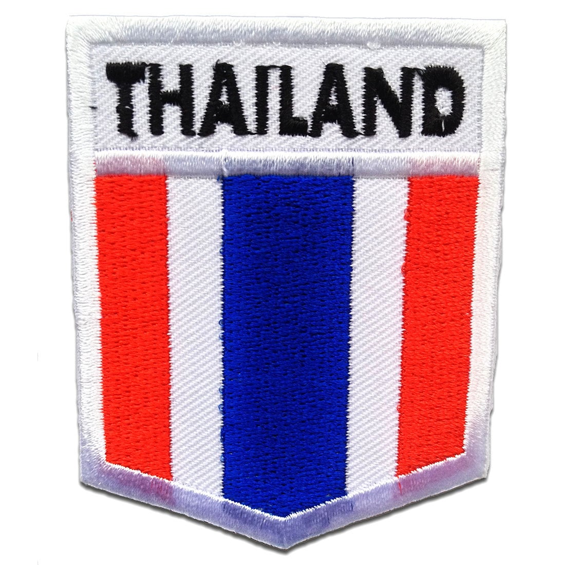 Aufnäher/Bügelbild - Thailand Flagge Fahne Weiß 6 X 7.5 cm Patch Flicken Aufnäher/Bügelbild - Thailand Flagge Fahne Weiß 6 X 7.5 cm Patch Flicken von catchthepatch