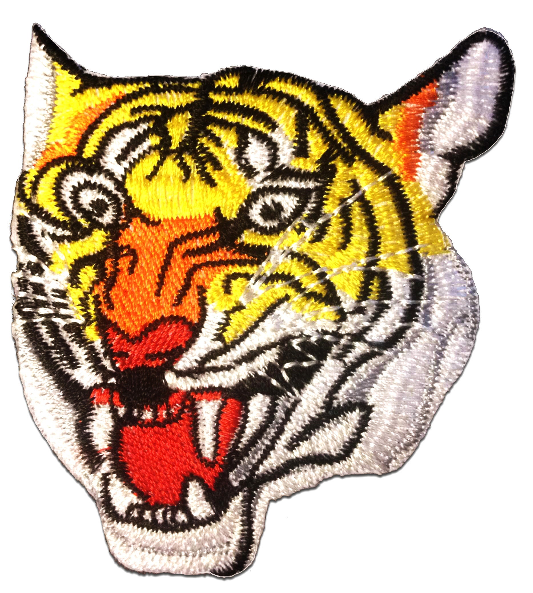 Aufnäher/Bügelbild - Tigertier Gelb 7 X 8.8 Applikationen Patch Flicken Aufnäher/Bügelbild - Tigertier Gelb 7 X 8.8 Applikationen Patch Flicken von catchthepatch