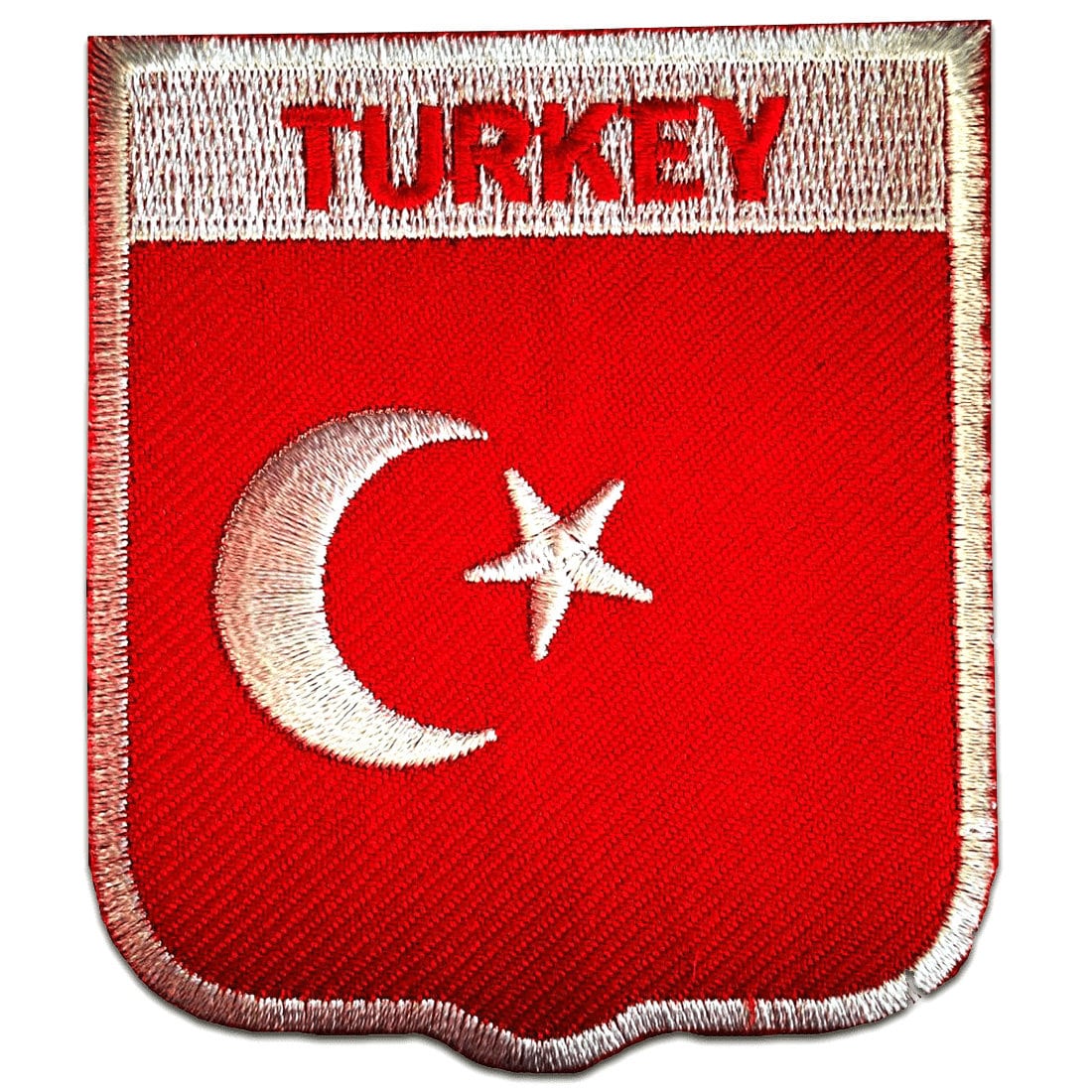 Aufnäher/Bügelbild - Türkei Flagge Fahne Rot 6, 4 X 7, 3 cm Patch Flicken Aufnäher/Bügelbild - Türkei Flagge Fahne Rot 6, 4 X 7, 3 cm Patch Flicken von catchthepatch