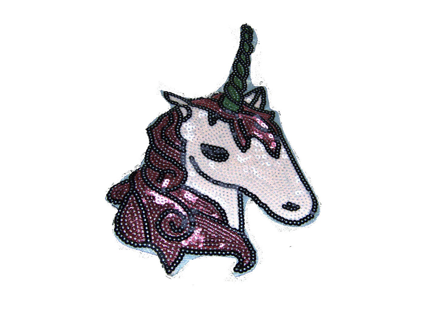 Aufnäher - Einhorn Pferd Mit Pailletten Xl Pink 28, 5 X 16, 5 cm Applikationen Patch Aufnäher - Einhorn Pferd Mit Pailletten Xl Pink 28, 5 X 16, 5 cm Applikationen Patch von catchthepatch