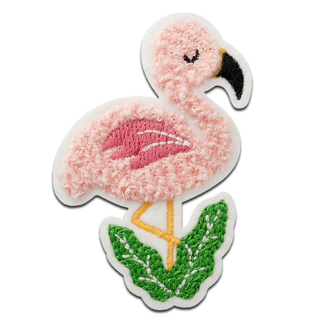 Flamingo Flauschig Chenille Tier - Aufnäher, Bügelbild, Größe 6, 9 X 5 cm Flamingo Flauschig Chenille Tier - Aufnäher, Bügelbild, Größe 6, 9 X 5 cm von catchthepatch