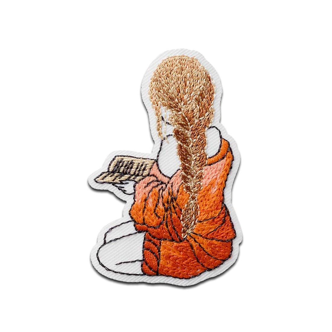 Girl Sitzend Mädchen - Aufnäher, Bügelbild, Aufbügler, Größe 6 X 4 cm Girl Sitzend Mädchen - Aufnäher, Bügelbild, Aufbügler, Größe 6 X 4 cm von catchthepatch