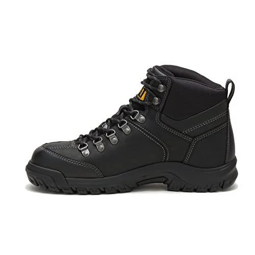 caterpillar Hombres Stahlzehen Schuhe Schnuersenkel Leder Sicherheitsschuhe Schwarz Groesse 13 US /47.5 EU von caterpillar