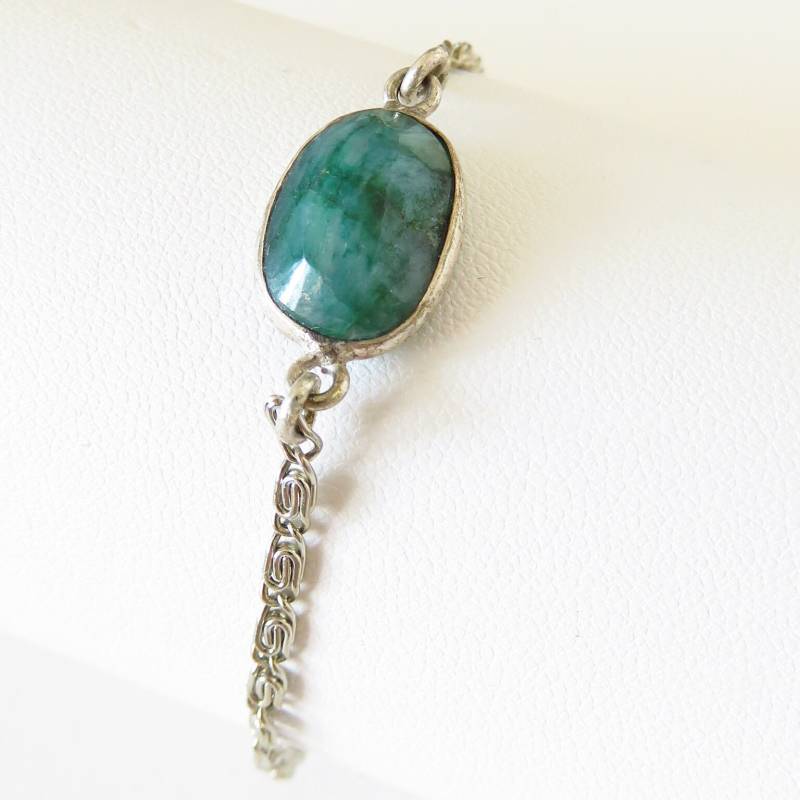 Armband Aus Grünem Achat Ref. 17706 von cciliacreativbijoux