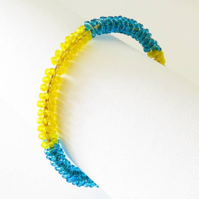 Armreif Mit Rocailles Ref.16337 von cciliacreativbijoux