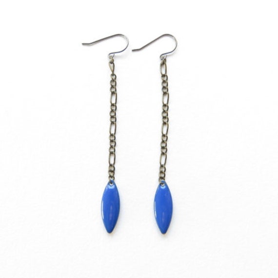Blaue Emaille-Ohrringe Ref. 16392 von cciliacreativbijoux