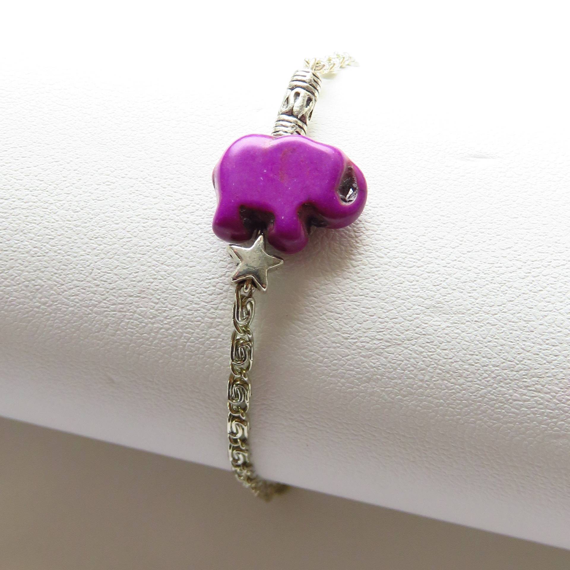 Elefanten-Metallkettenarmband Ref. 17625 von cciliacreativbijoux