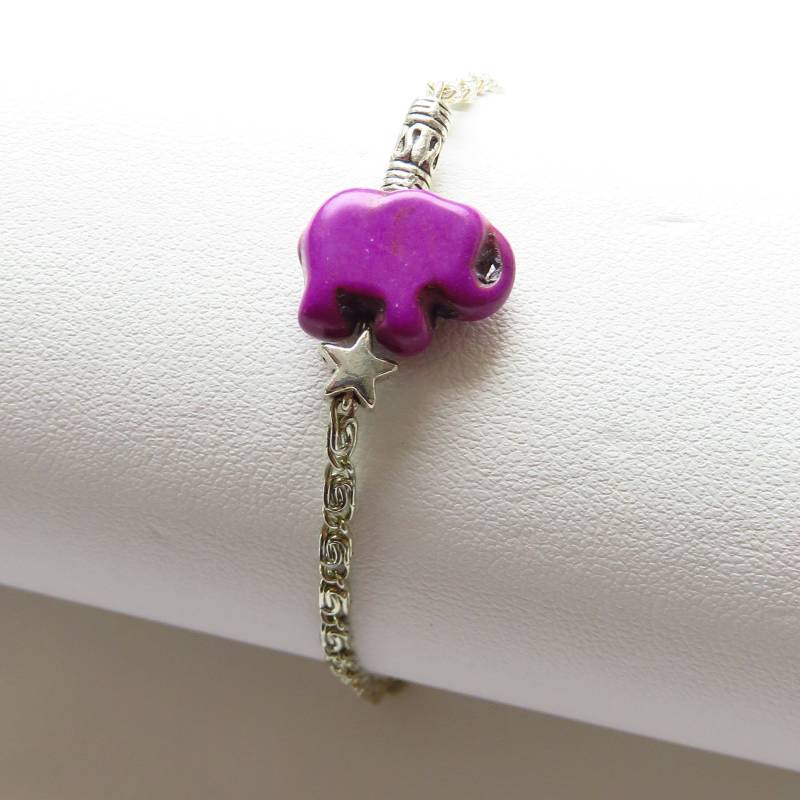 Elefanten-Metallkettenarmband Ref. 17625 von cciliacreativbijoux