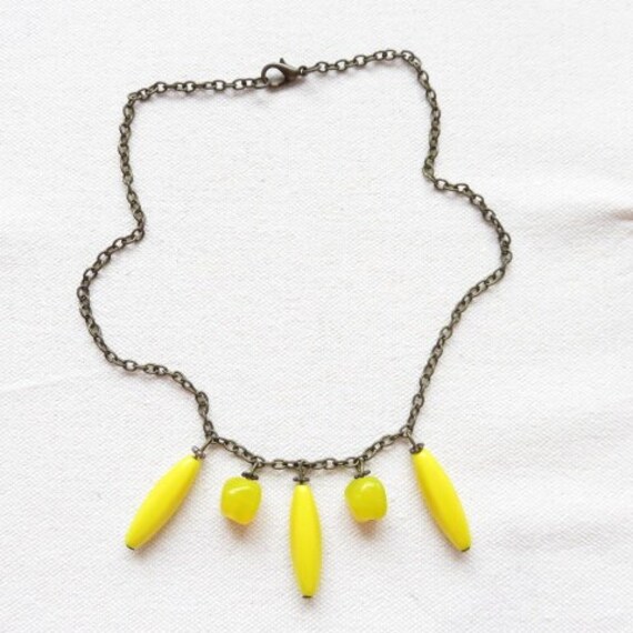 Gelbe Perlenkette Ref. 17548 von cciliacreativbijoux