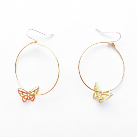 Schmetterlingsohrringe Ref. 17648 von cciliacreativbijoux