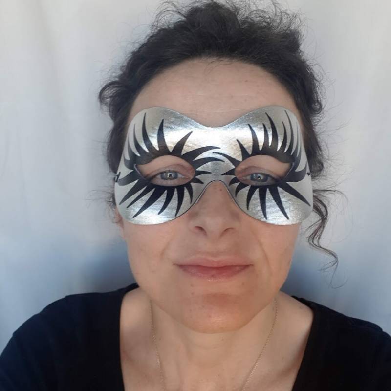 Wolfsmaske Aus Starrem Karton Mardi Gras Ref.0013 von cciliacreativbijoux