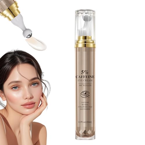 Eye Cream Roller, Face Moisturizer Balm, 20ml Massage Ball, Night and Morning Use, Travel Friendly, Reife Skin Care, Women Men Home Work Birthday, 6.1x0.94x0.94 Inches von ccuzs