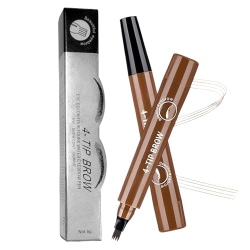 Eyebrow Pencils for Women, 2-Pack Waterproof Eyebrow Pencil, Long-Lasting Smudge-Proof Brow Definer for Natural Look, Precise and Compact for Travel or Daily Use, 4.72x0.79 Inches von ccuzs