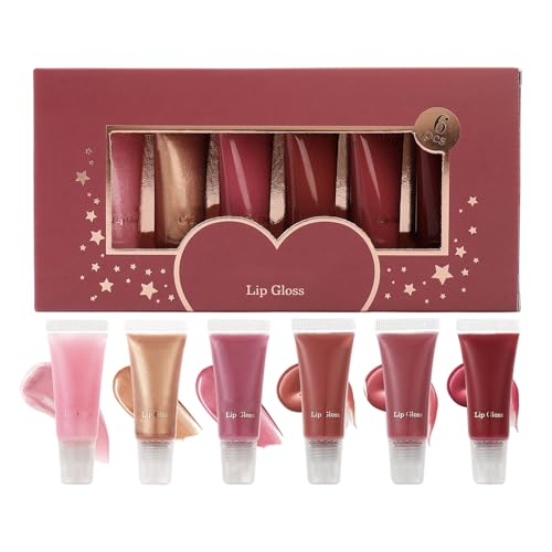 Getönte Lippenfarbe | Glänzender Volumen-Lippenglanz,Langlebig Feuchtigkeitsspendender Lippenstift Für Frauen Dating Party Pflegend von ccuzs
