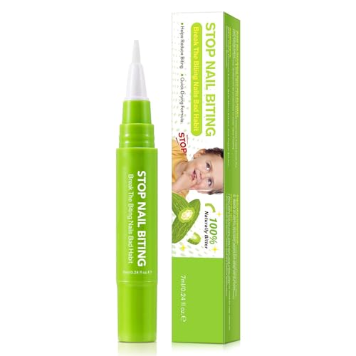 Stop Biting Nails for Kids, 7ml No Bite Nail Polish Pen, Bitter Natural Formel, Thumb Sucking Prevention, Portable Health Care Tool for Toddler Teens Youth Adults Daily Habit Training 23g von ccuzs