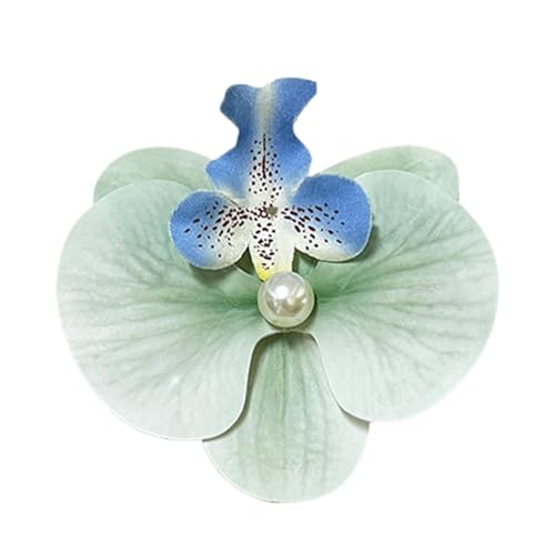 ccuzs Haarspangen mit Blumen, Blumen für Damen | Haarklammer mit Blumen, Haarklammern Boho Orchid, Haarschmuck Kopfbedeckung Form von für von ccuzs